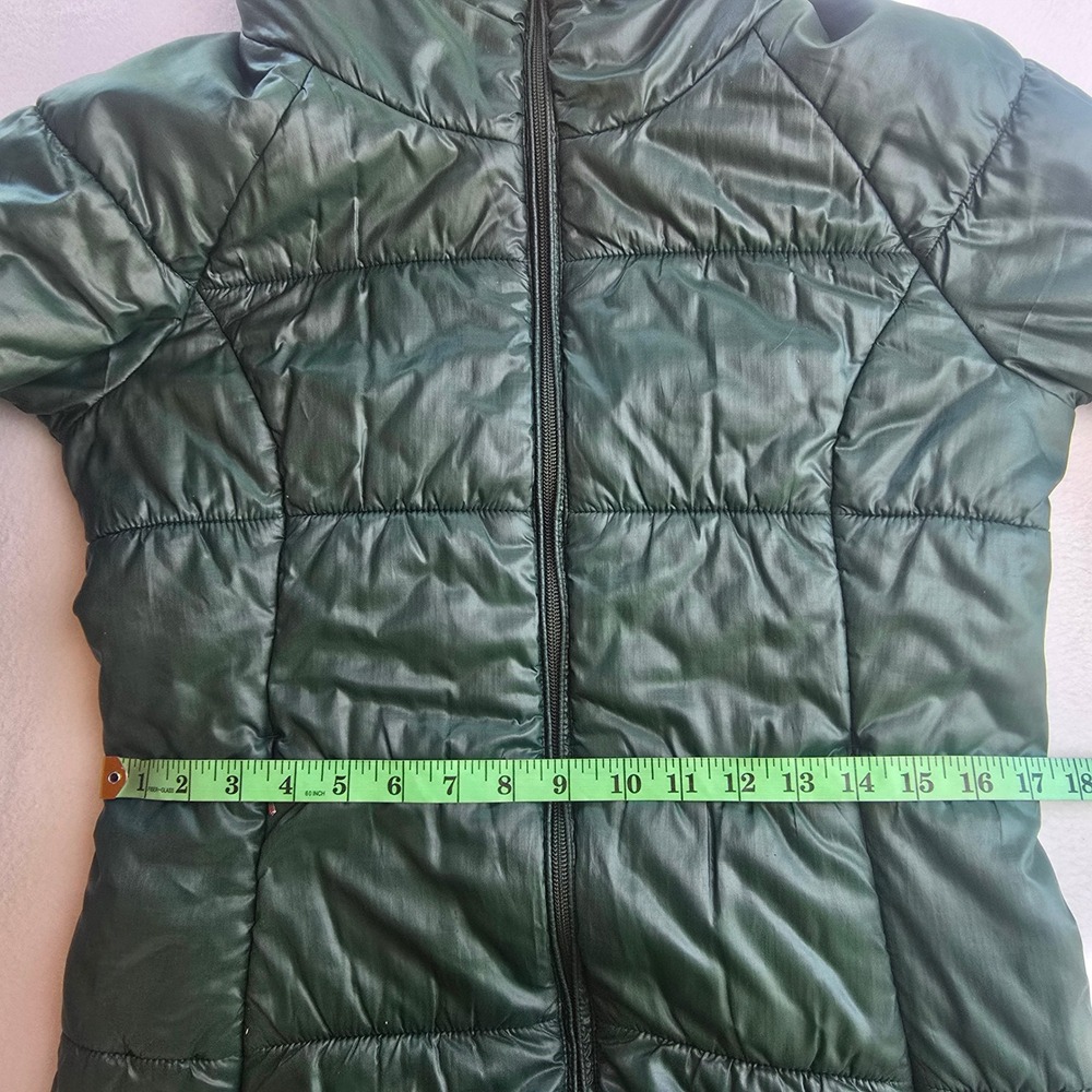 Patagonia Lidia Parka Womens Small Forest Green Puffer Insulated Coat 28205 - Picture 11 of 13